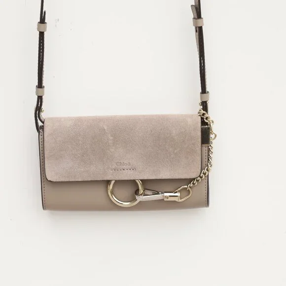 Auth Chloe Faye Small Leather Suede Bag - Picture 13 of 17